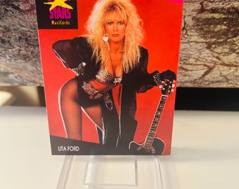 Lita Ford 1991 Super Stars Trading Card #178