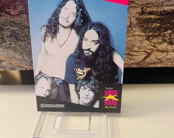 Soundgarden 1991 Super Stars Trading Card #238 Version 1