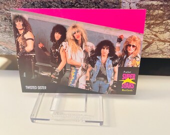 Twisted Sister 1991 Super Stars Trading Card #337