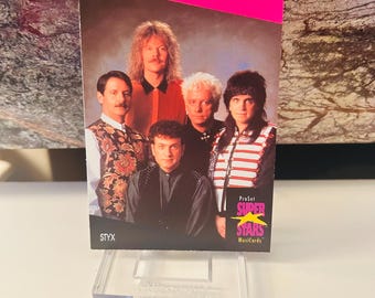 Styx 1991 Super Stars Trading Card #336