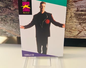 Vanilla Ice 1991 Super Stars Trading Card #142
