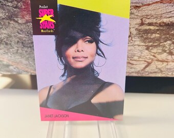 Janet Jackson 1991 Super Stars Trading Card #60