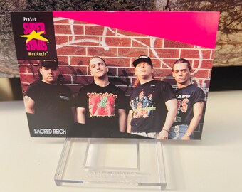 Sacred Reich 1991 Super Stars Trading Card #227