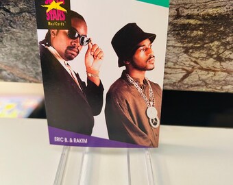 Eric B & Rakim 1991 Super Stars Trading Card #119