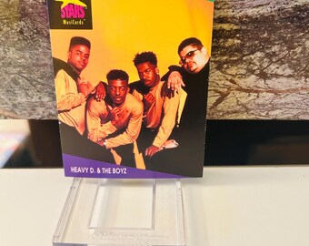 Heavy D & The Boyz 1991 Super Stars Trading Card #127