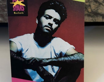 George Michael 1991 Super Stars Trading Card #77