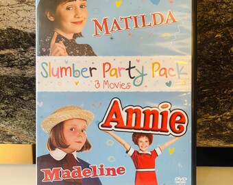 Slumber Party 3 Movie Pack Preowned DVD, Annie, Matilda and Madeline