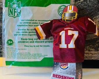 Washington Football Team Toy Jersey #17 NFL Burger King toy, Jason Campbell