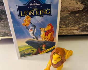 Lion King Figurine Toy 1996 with Case
