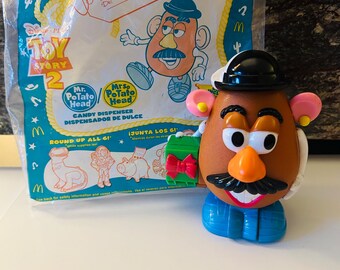 Toy Story Mr Potato Head Candy Dispenser 1999 Happy Meal Toy (Candy NOT INCLUDED)