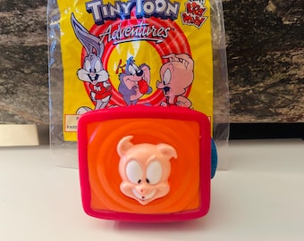 Tiny Toon Hamton TV Toy 1998 Wendys Happy Meal Toy