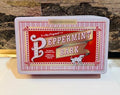 Peppermint Bark Williams Sonoma 5.5 x 9 Metal Gift Box Empty Storage Container
