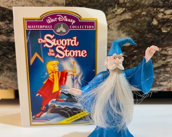 Sword in the Stone Collector Figurine Toy 1995 with Case