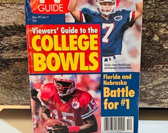 College Bowl Cover 1996 TV Guide