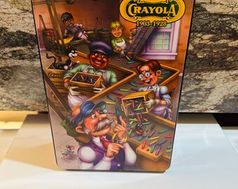 Crayola 5x8 Gift Box Tin 2003 Empty Storage Container