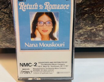 Nana Mouskouri Cassette 1988 Return to Romance