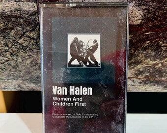 Van Halen Cassette 1980 Women and Children First