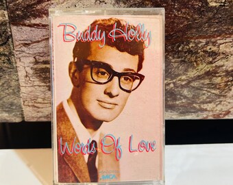 Buddy Holly Cassette 1985 Words of Love
