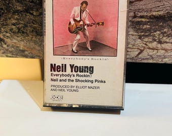 Neil Young Cassette 1983 Everybody's Rockin