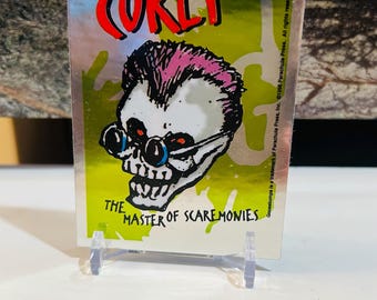 Goosebumps Trading Sticker Card 1996 #3 Curly