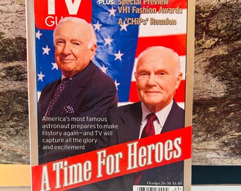 Astronauts Cover 1998 Walter Cronkite and John Glenn