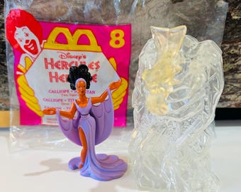 Hercules Calliope Ice Titan Two Figurines 1996 Happy Meal Toy