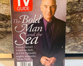 Star Trek 1998 TV Guide Patrick Stewart - Wheeling Steubenville Edition