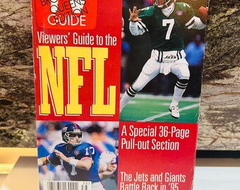 Football TV Guide 1995 Brooklyn Queens Edition