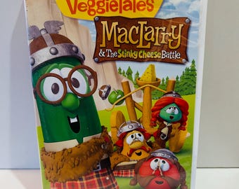 Veggie Tales MacLarry & The Stinky Cheese Battle DVD Preowned