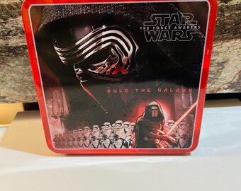 Star Wars Tin 5.5 x 5.5 Metal Tin Container