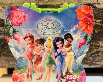 Tinkerbell Disney 6x6 Metal Tin Empty Storage Container