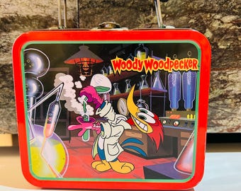 Woody Woodpecker 5.5x.5 Gift Tin Box Empty Storage Container