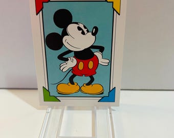Mickey #100 Disney Family Portraits 1991 Trading Card