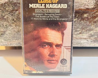 Merle Haggard Cassette Close Up