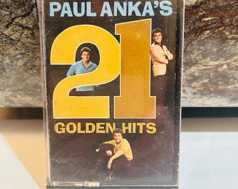 Paul Anka Cassette 21 Golden Hits