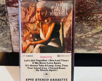 Tammy Wynette Cassette 1977 Lets Get Together