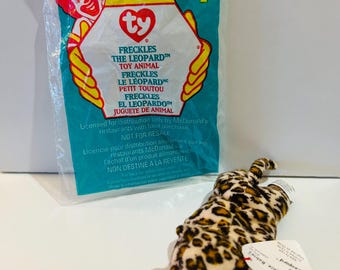 Leopard Freckles 1999 Beanie Baby TY Happy Meal Toy