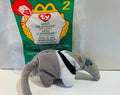 Anteater Antsy 1999 Beanie Baby TY Happy Meal Toy