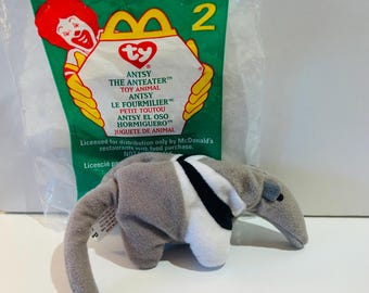 Anteater Antsy 1999 Beanie Baby TY Happy Meal Toy