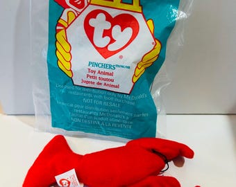 Pinchers 1998 Beanie Baby TY Happy Meal Toy