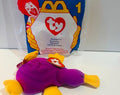 Patti 1996 Beanie Baby TY Happy Meal Toy