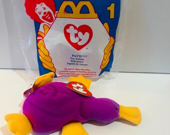 Patti 1996 Beanie Baby TY Happy Meal Toy