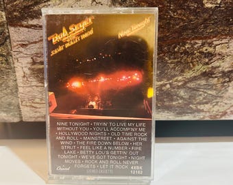 Bob Seger Cassette 1981 Nine Tonight
