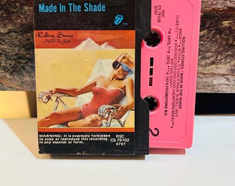 Rolling Stones Cassette 1975 Made in the Shade (Black Case Pink Cassette)