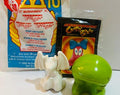 Crazy Bones 2000 Speedy and Fangs with Sticker Card