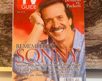 Sonny Bono 1998 TV GUIDE, January 24th Issue