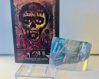 Slayer 1991 Trading Card and Hologram Sticker