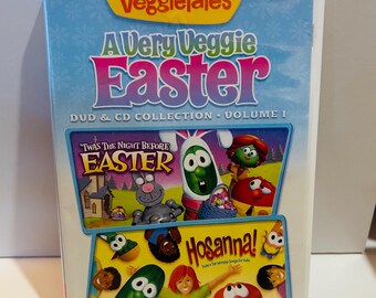 A Very Veggie Easter DVD & CD Veggie Tales Preowned