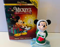 Mickey's Christmas Minnie Figurine Toy 2000 with Case