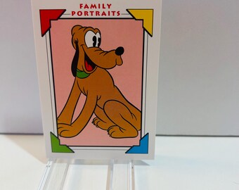 Pluto #103 Disney Family Portraits 1991 Trading Card